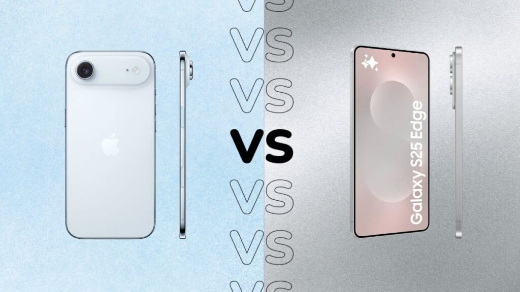 iPhone Air contra Galaxy S25 Edge