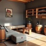 Con Winetage Design le botti che custodivano il vino diventano arredi sostenibili