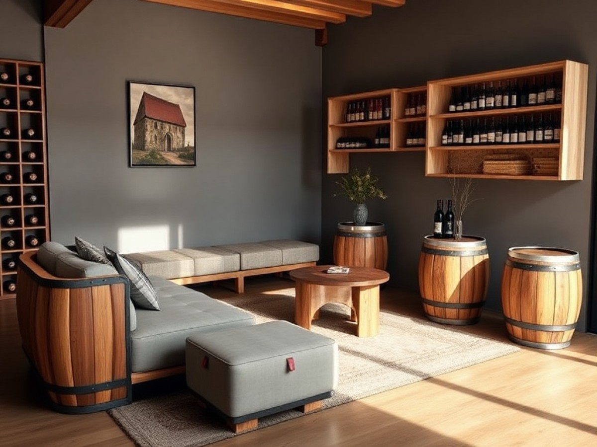 Con Winetage Design le botti che custodivano il vino diventano arredi sostenibili