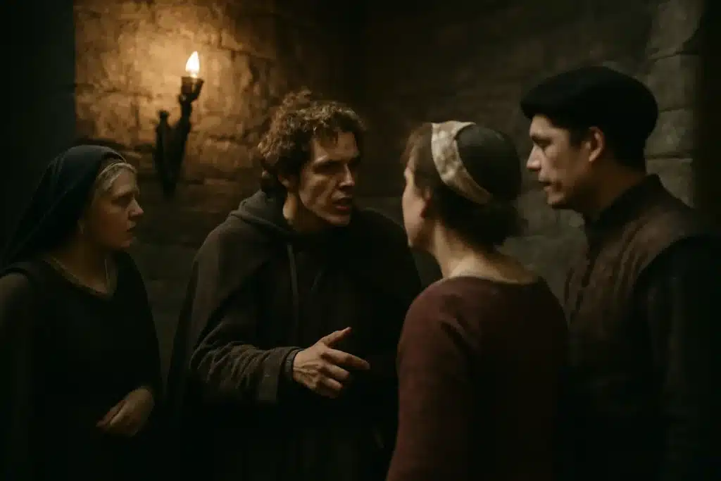 Alexandre Astier lo aclara: Los diálogos de Kaamelott no son anacrónicos, otros están equivocados