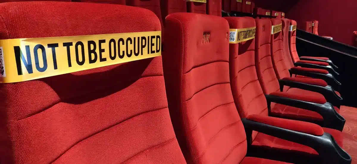 Cines cerrados durante la pandemia de COVID-19 en 2020