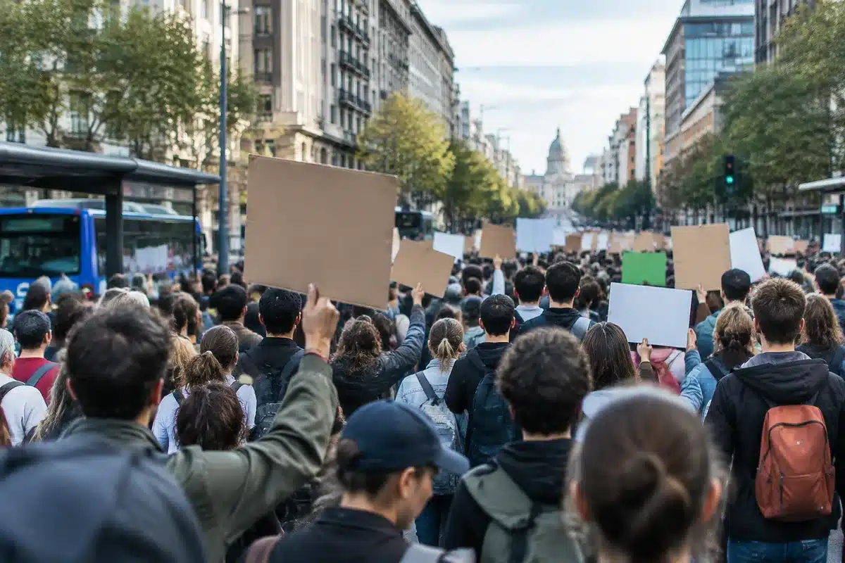 Manifestación de 250.000 personas en Madrid para exigir garantías de las pensiones públicas